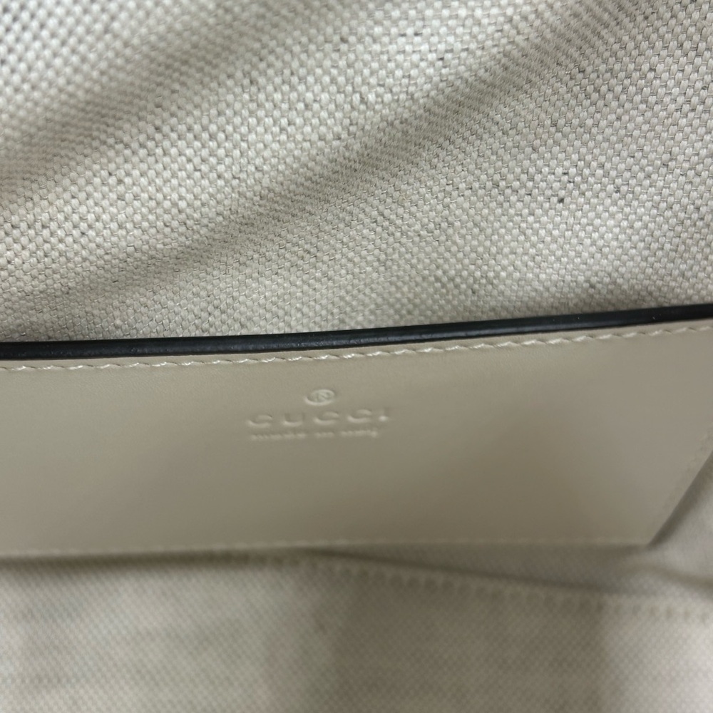 Gucci Leather bamboo backpack made in Italy NWT - Picture 7 of 12
